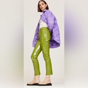 Simon Miller Faux Leather Pants Green Size 29